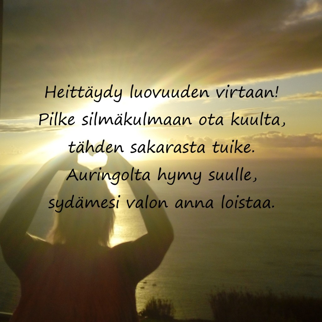 Luovuuden virrassa, Vedic Art -kurssilla.